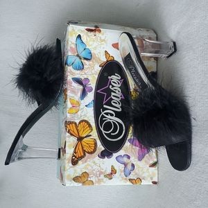 Classic Marabou Heels